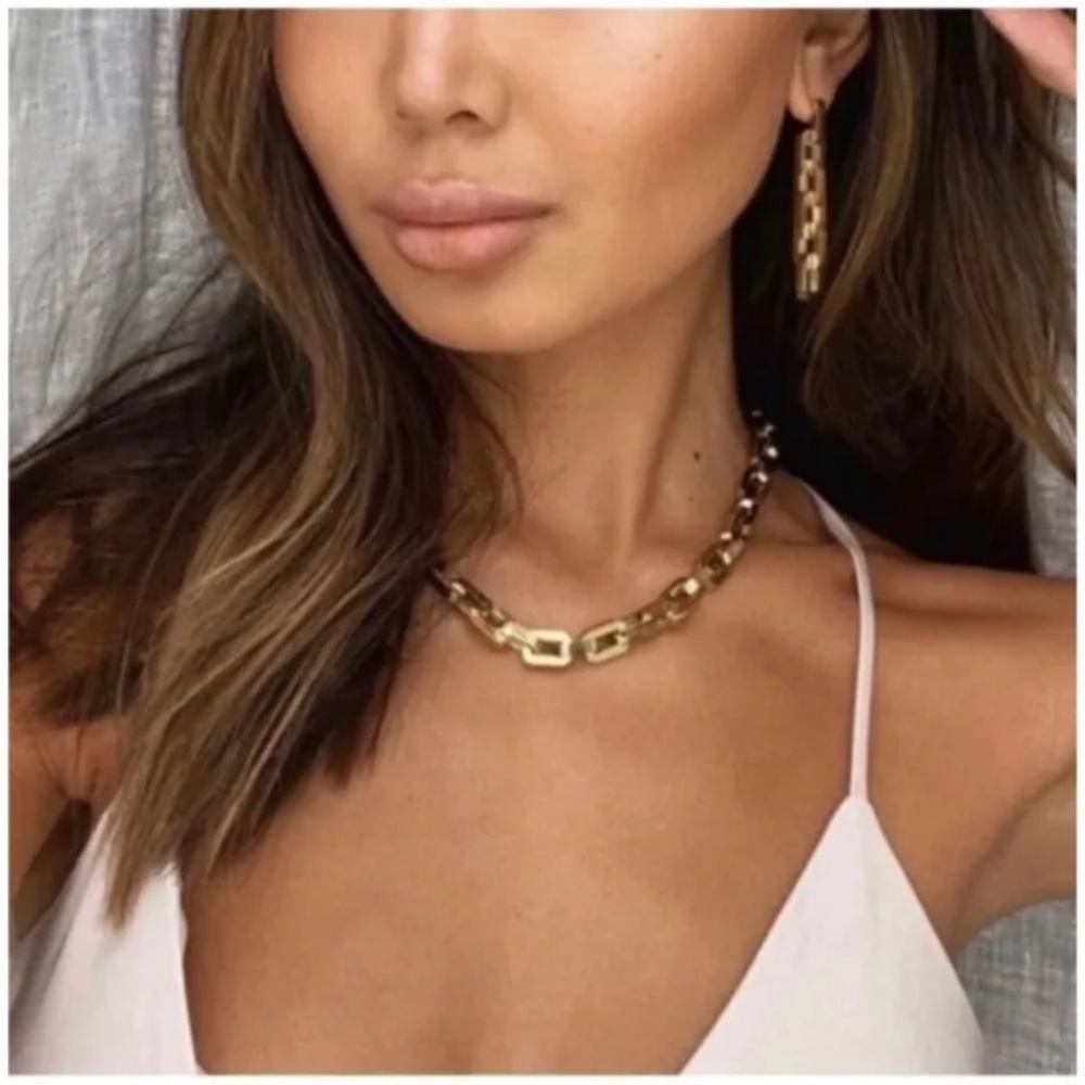 COPY - New Eddie Borgo Supra Link Necklace 17”